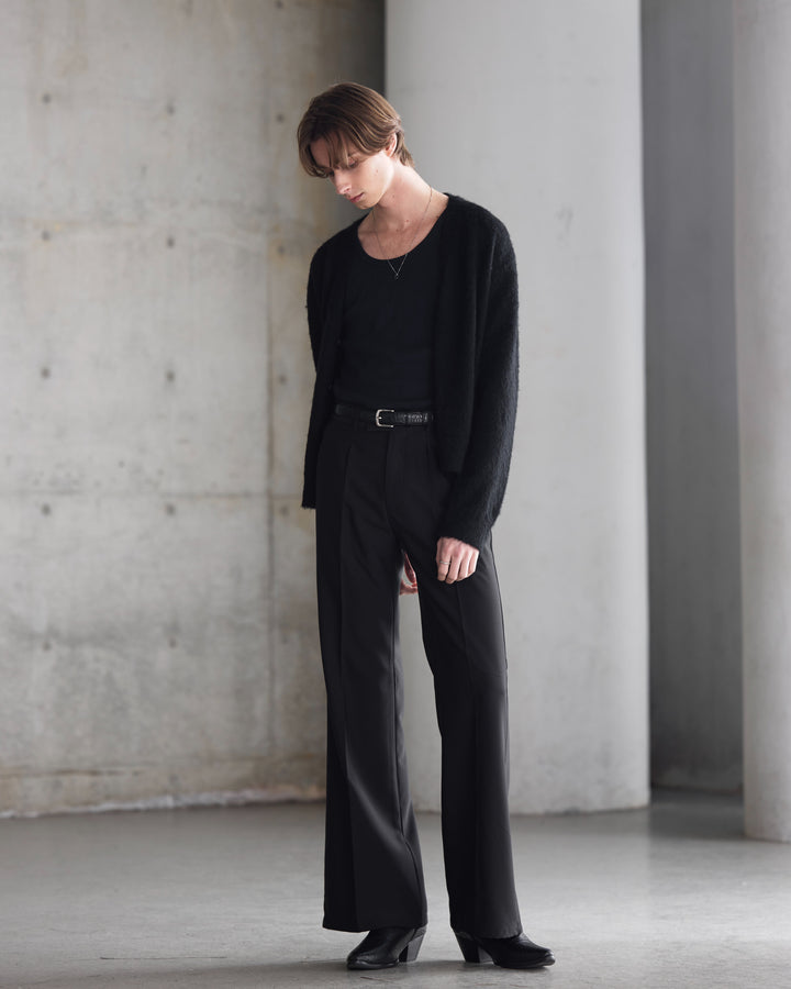 "Wool Mohair Cardigan"