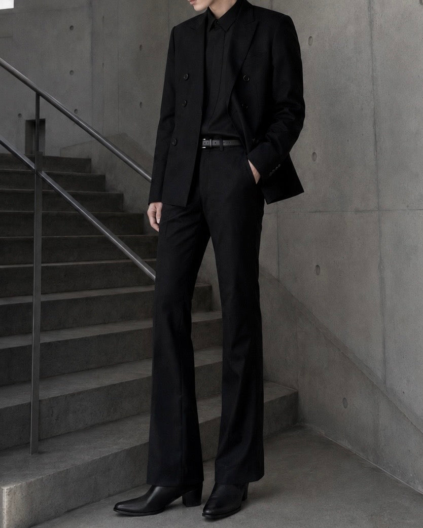 "Flare Slacks" (Black) 