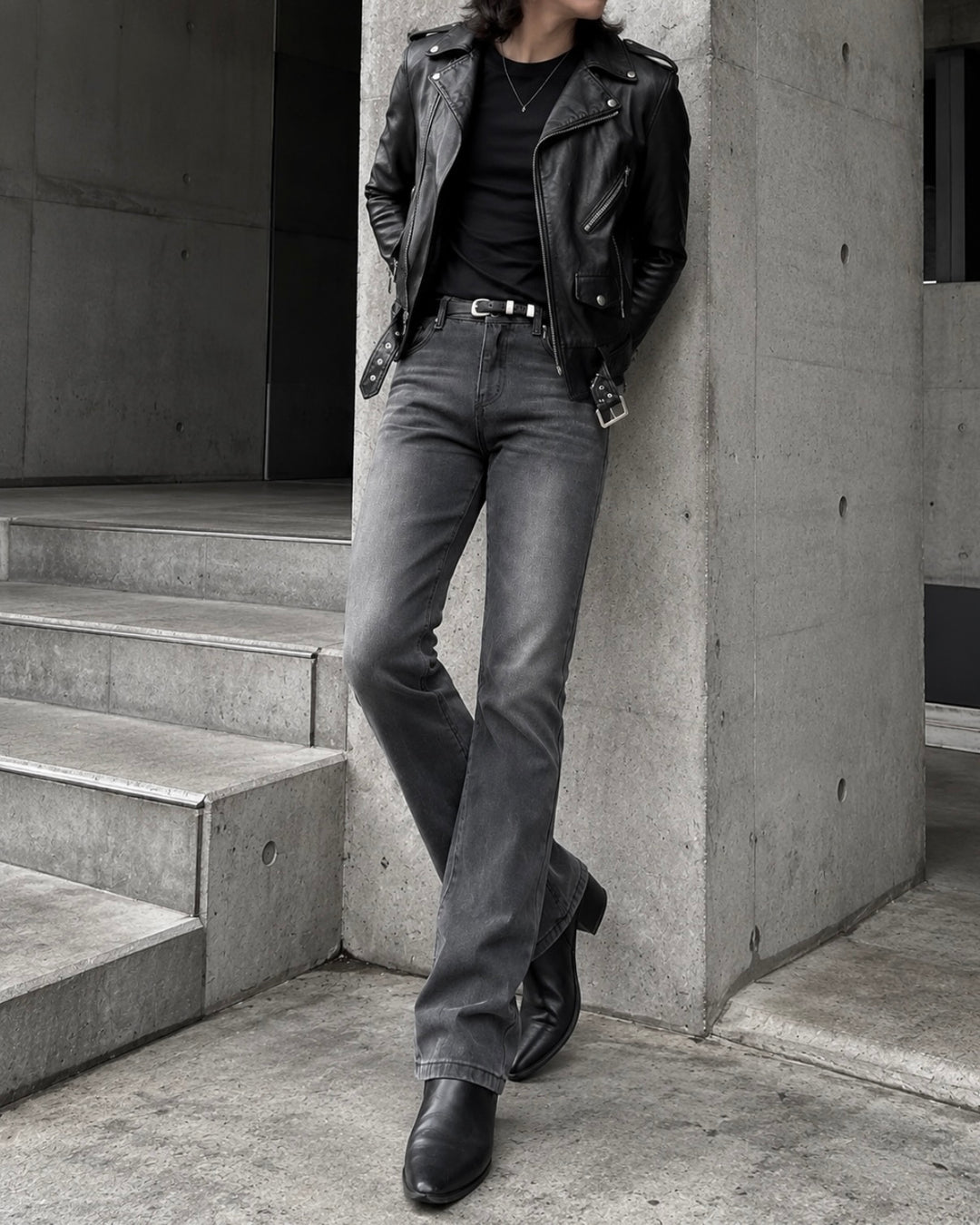 "Flare Jeans" Gray