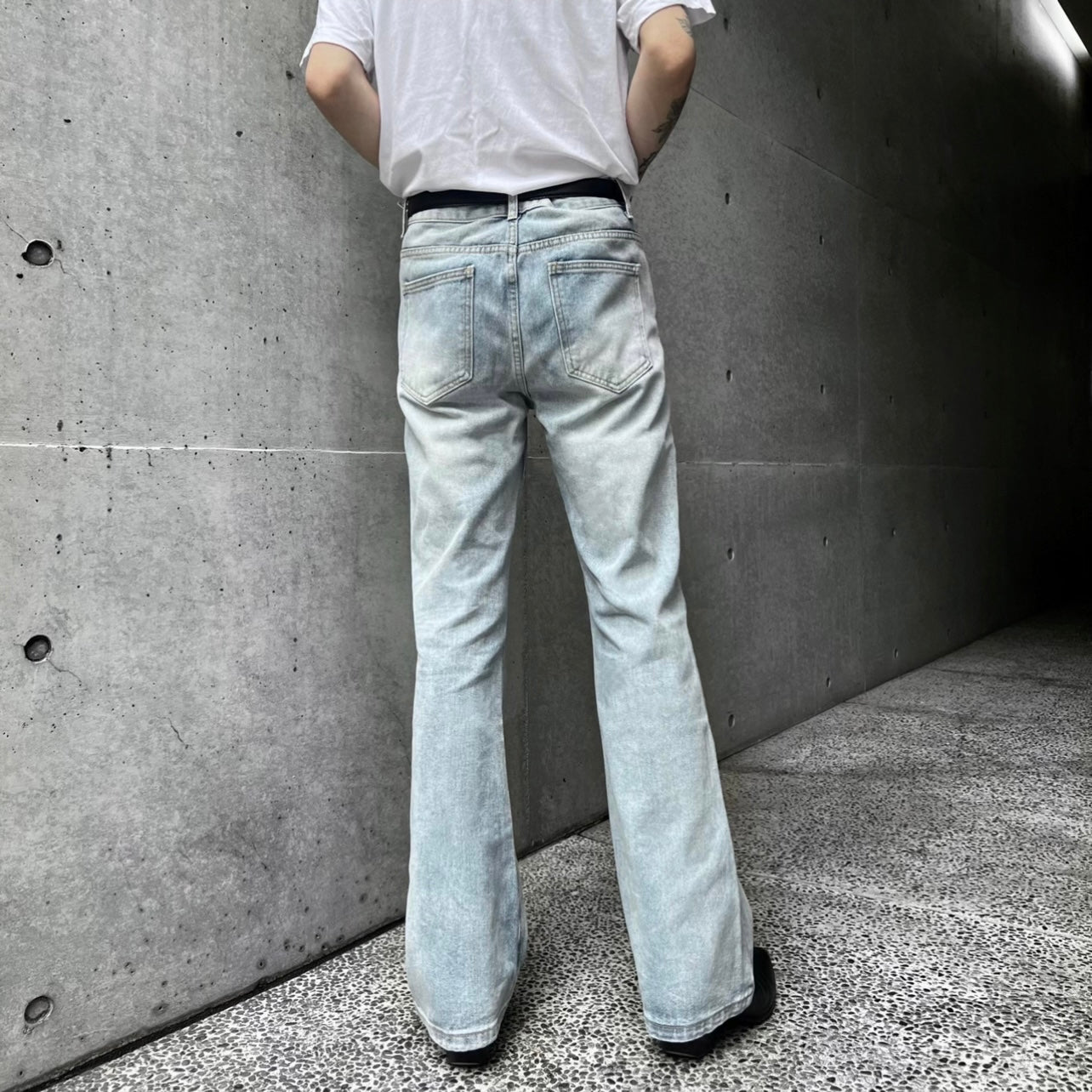 【即納】“Flare Jeans” Blue