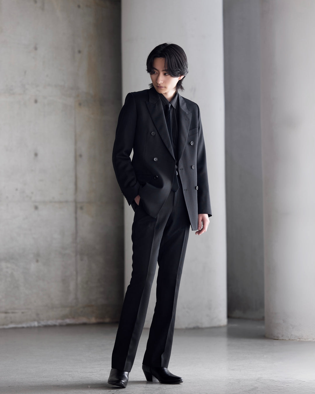 "Wool Flare Slacks"
