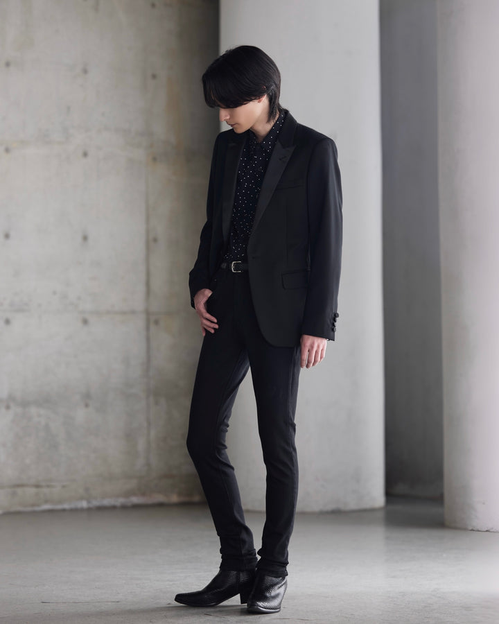 "Skinny Denim Pants" (Black) 
