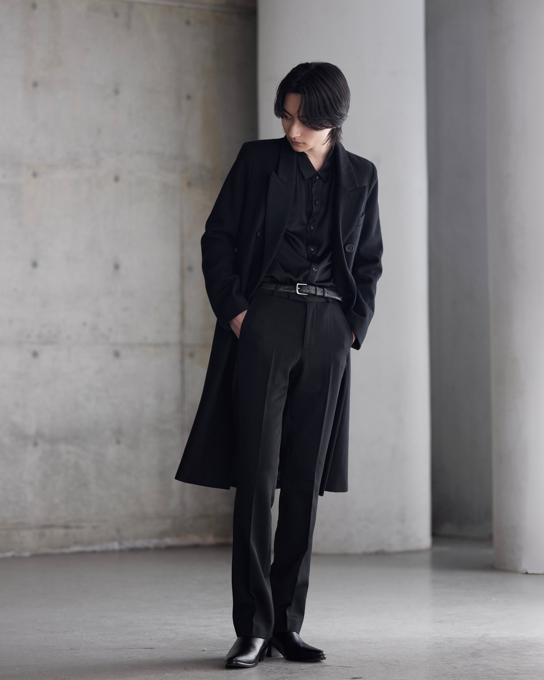 Double Breasted Wool Coat” – PANERO