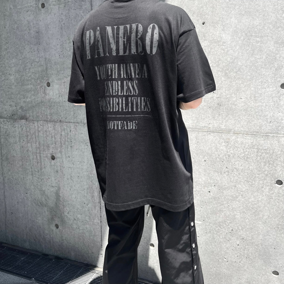 "Notfade Grunge 티셔츠"(Black X Grey)