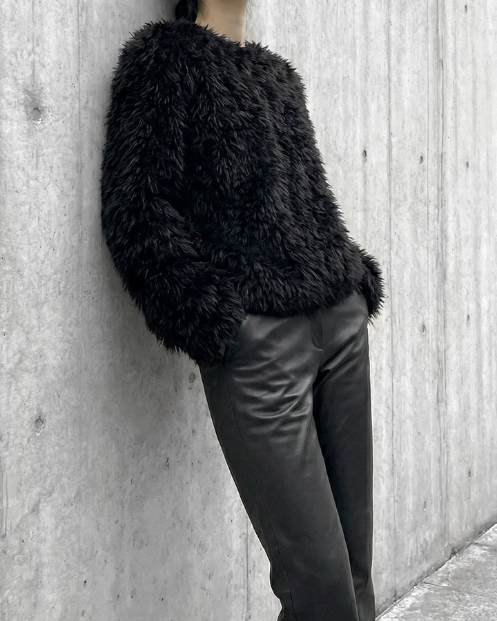 "Shaggy Fur Knit"