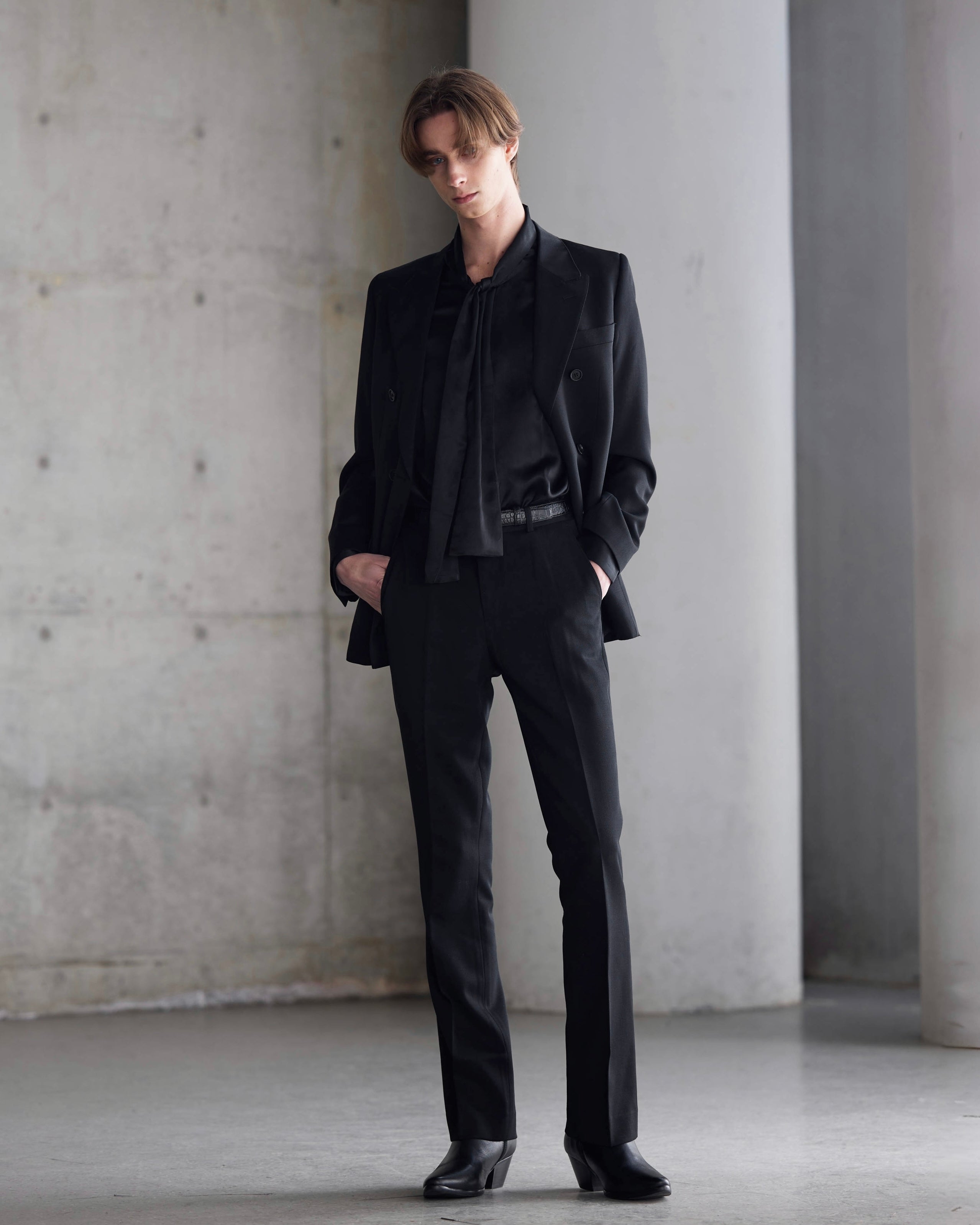 Wool Flare Slacks