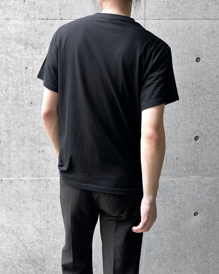 "Embroidery Logo T-shirt" (Bk/Gr/Wh)