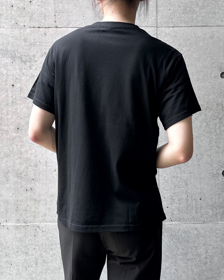 "Embroidery Logo T-shirt" (Bk/Gr/Wh)