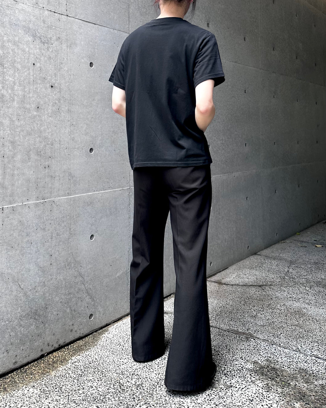 "Embroidery Logo T-shirt" (Bk/Gr/Wh)