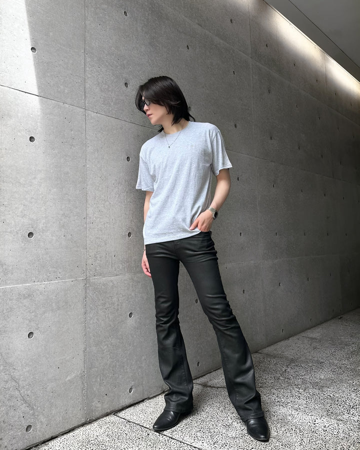 "Embroidery Logo T-shirt" (Bk/Gr/Wh)