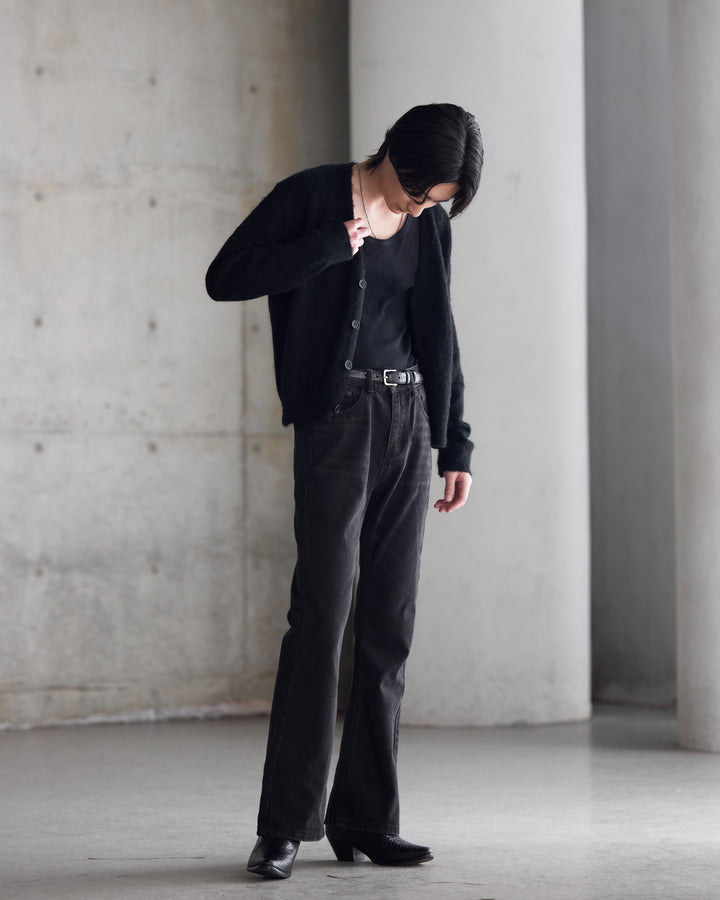 "Wool Mohair Cardigan"