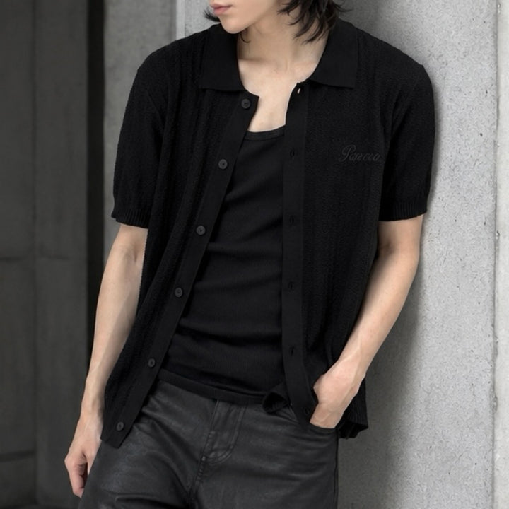 "Mesh Short Sleeve Shirt"