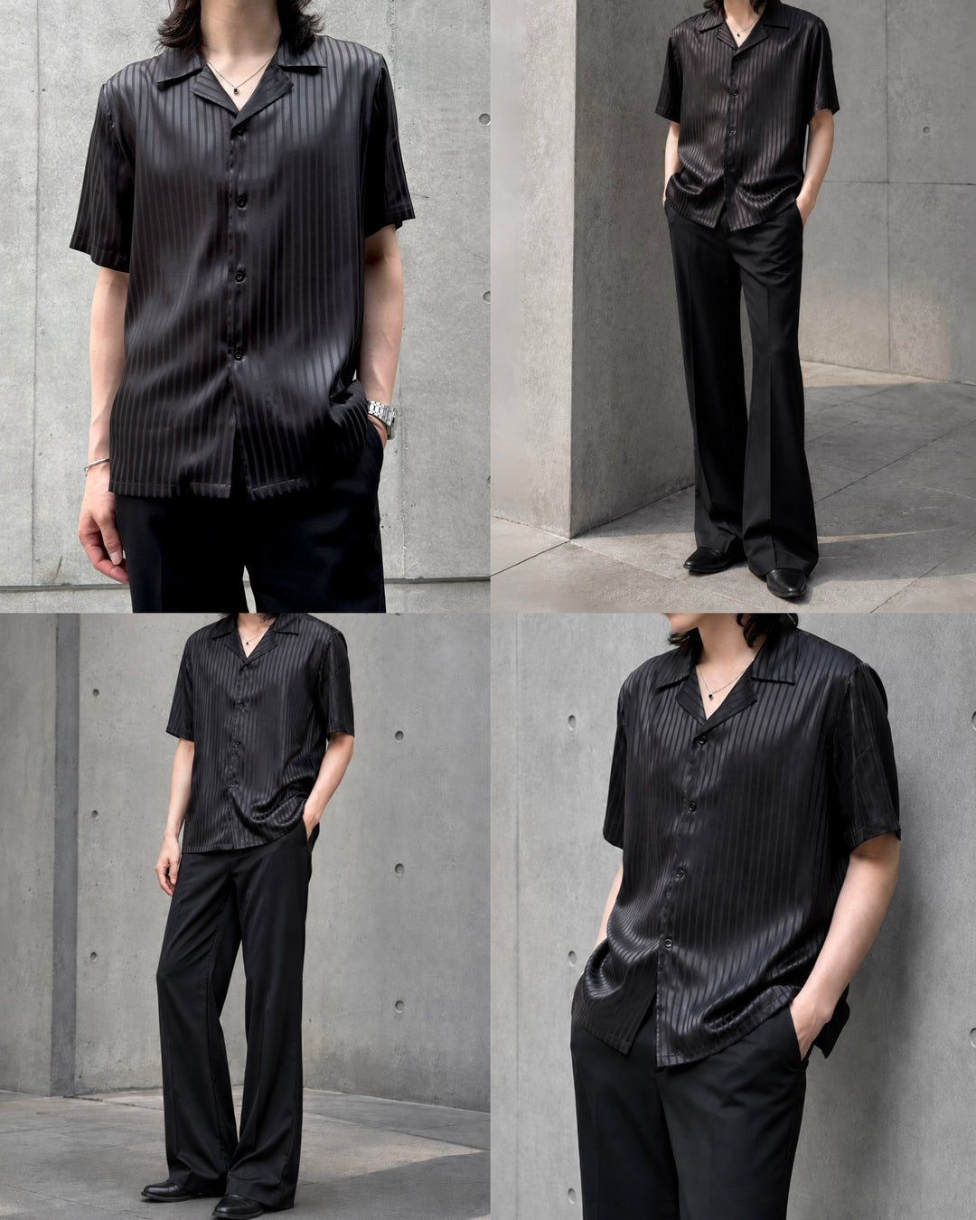 "Striped Short Sleeve Shirt"