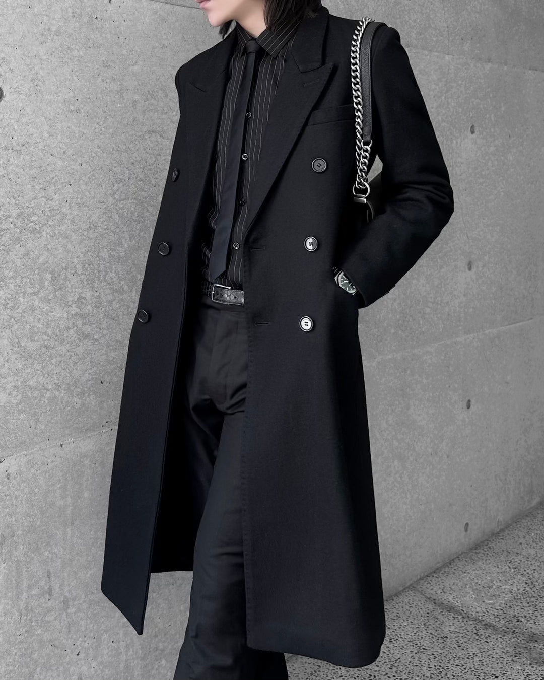 Double Breasted Wool Coat” – PANERO Double Breasted Wool Coat” – PANERO