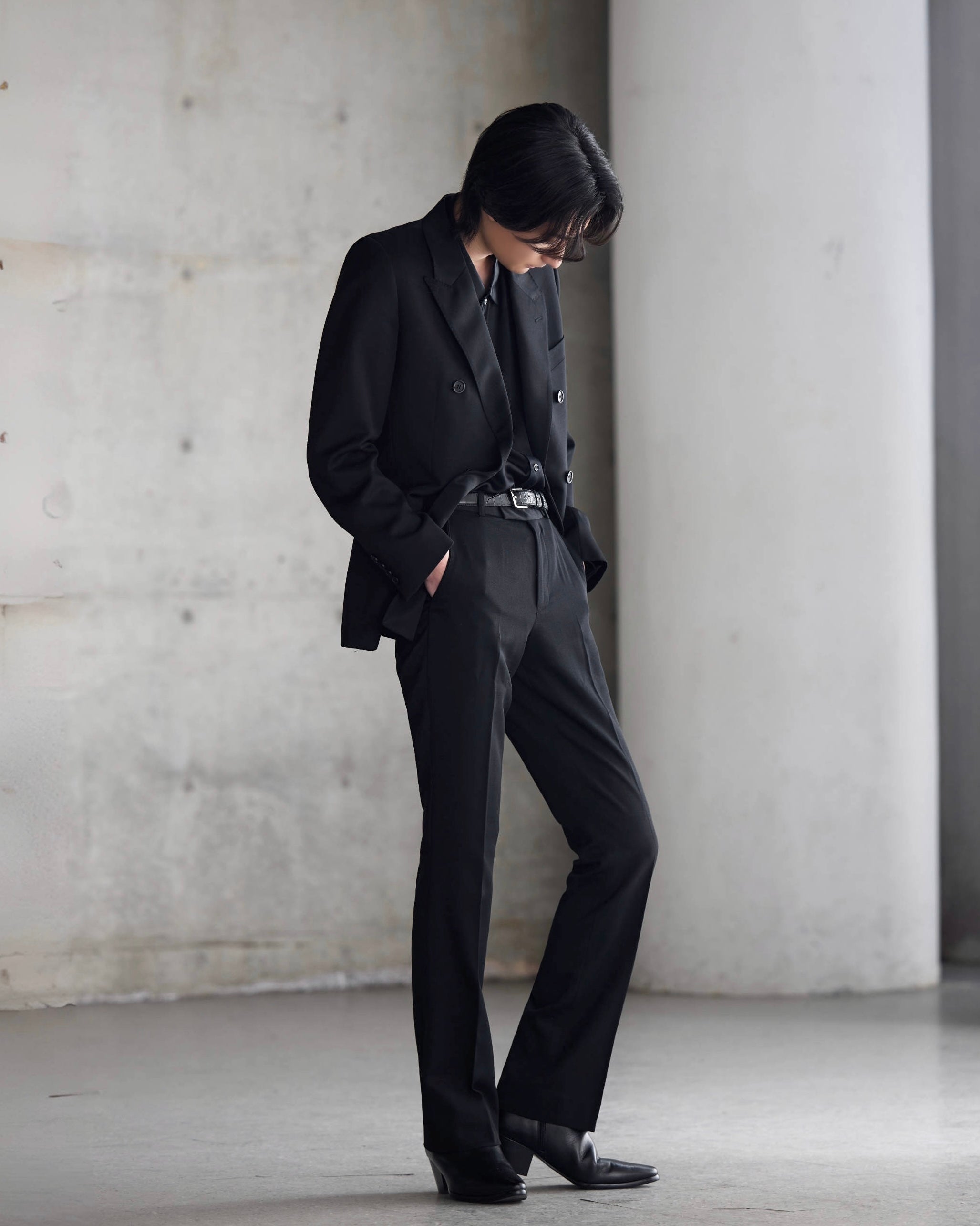 Wool Flare Slacks