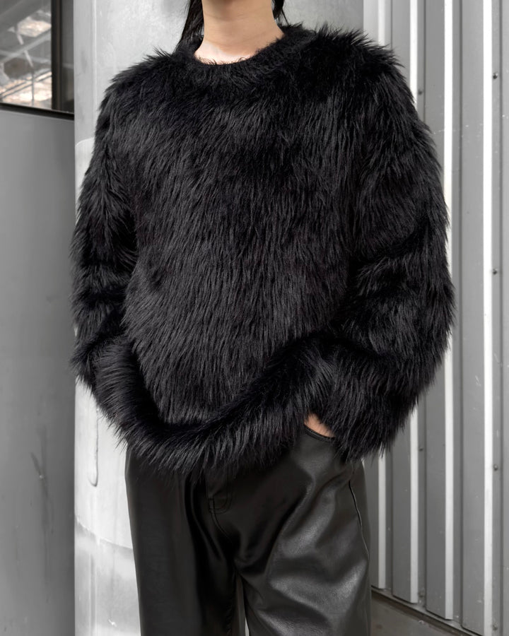 "Shaggy Fur Knit"