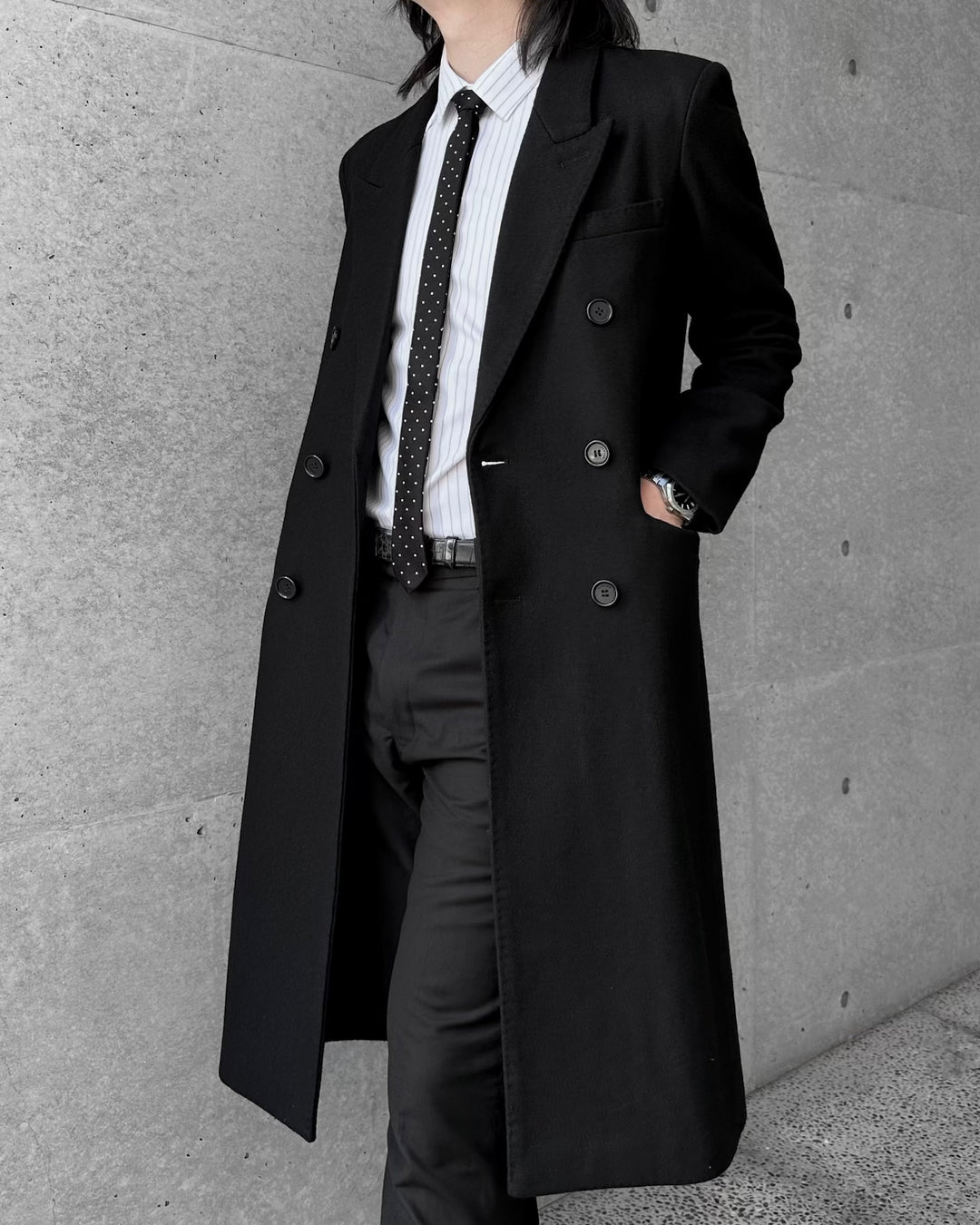 Double Breasted Wool Coat” – PANERO Double Breasted Wool Coat” – PANERO