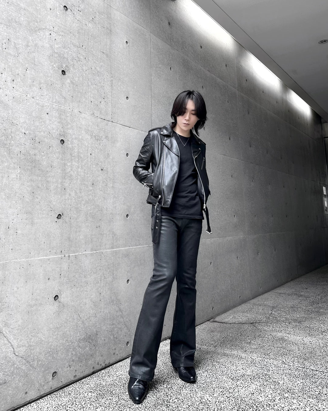 Coated Flare Denim Coated Flare Denim