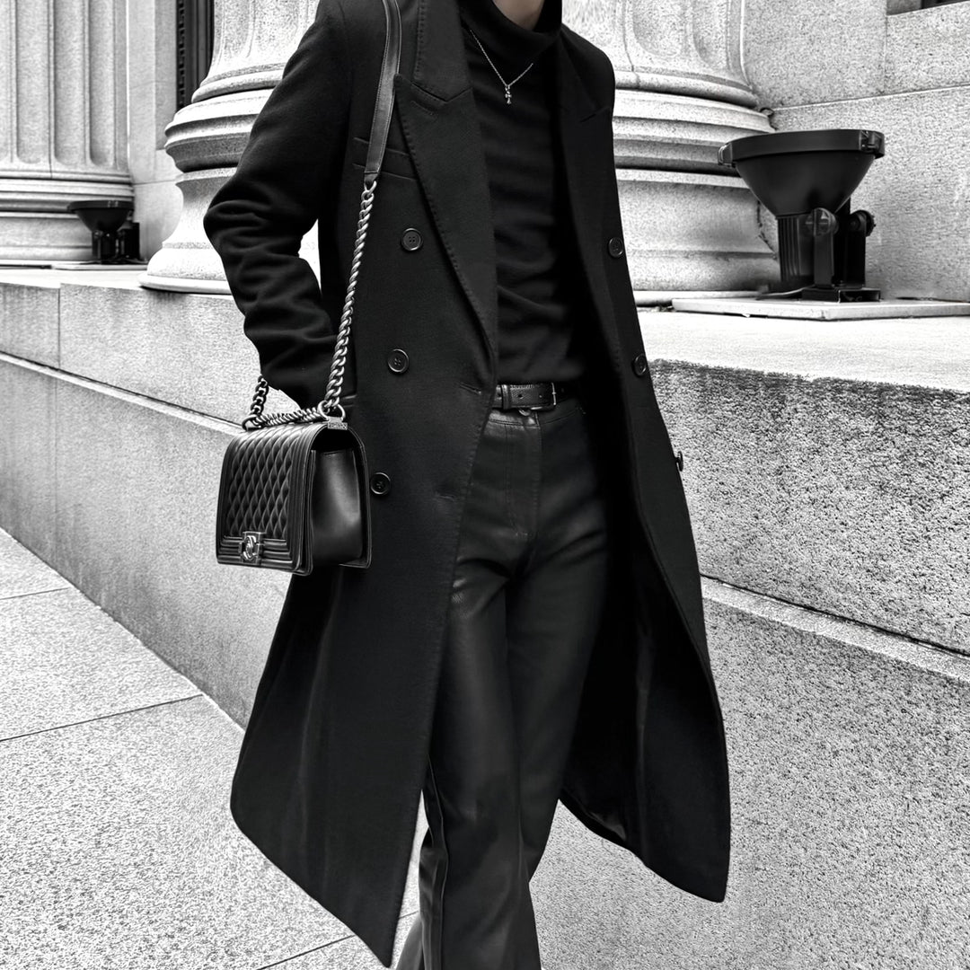 Double Breasted Wool Coat” – PANERO Double Breasted Wool Coat” – PANERO