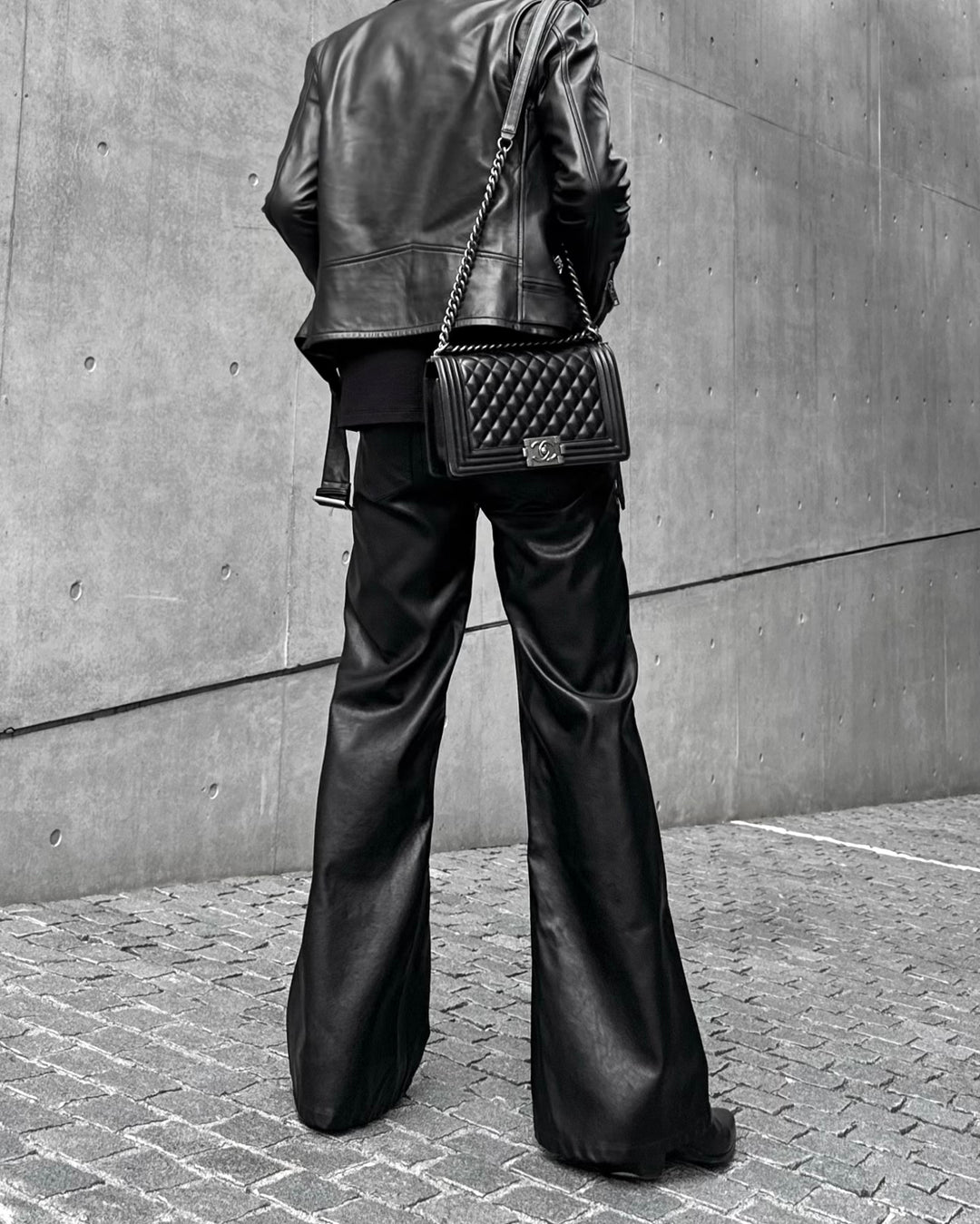 Leather Wide Flare” – PANERO Leather Wide Flare” – PANERO