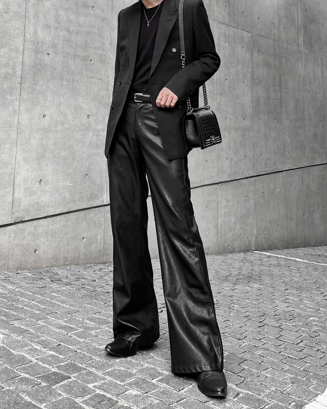 Leather Wide Flare” – PANERO Leather Wide Flare” – PANERO