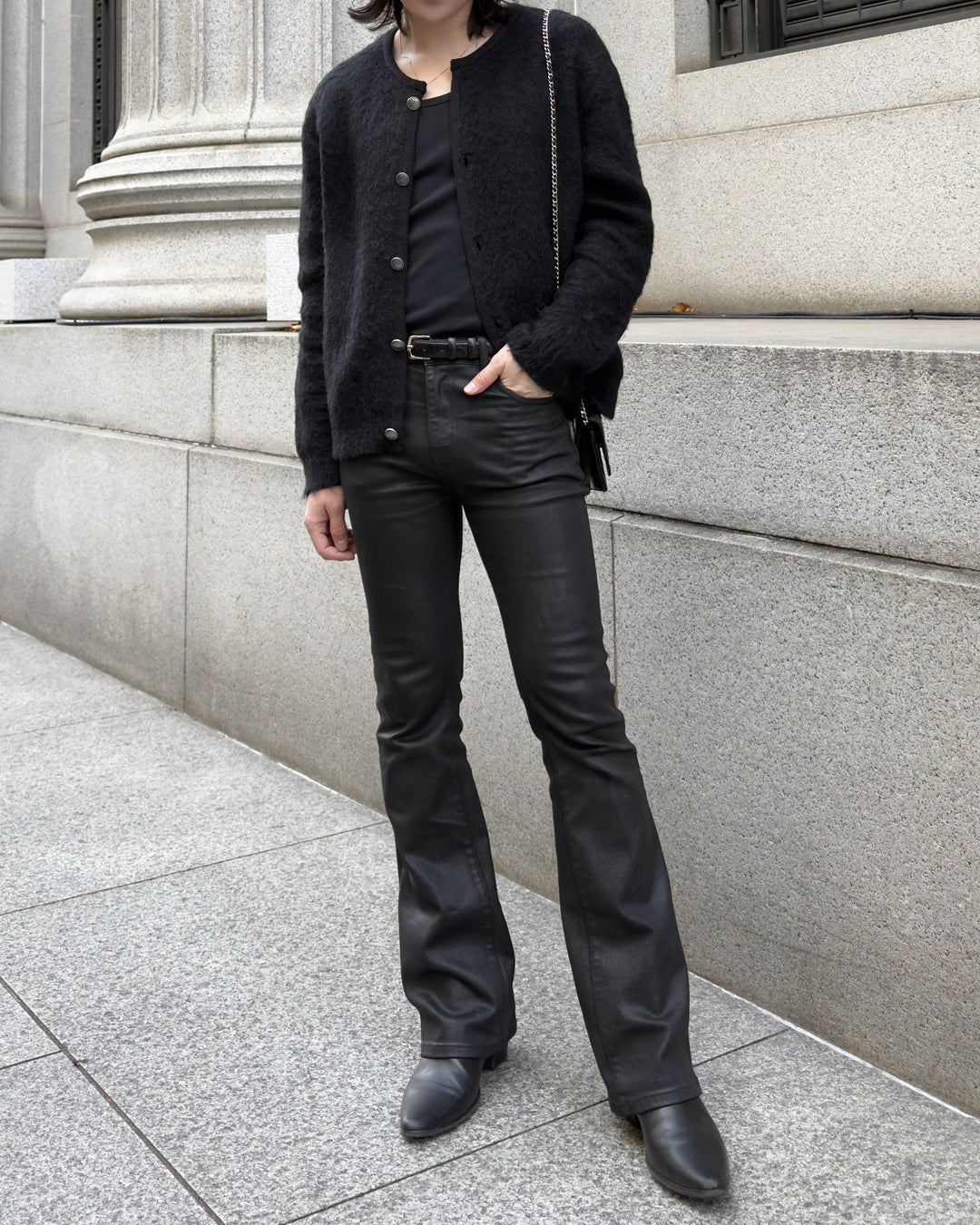 "Mohair Cardigan Jacket"