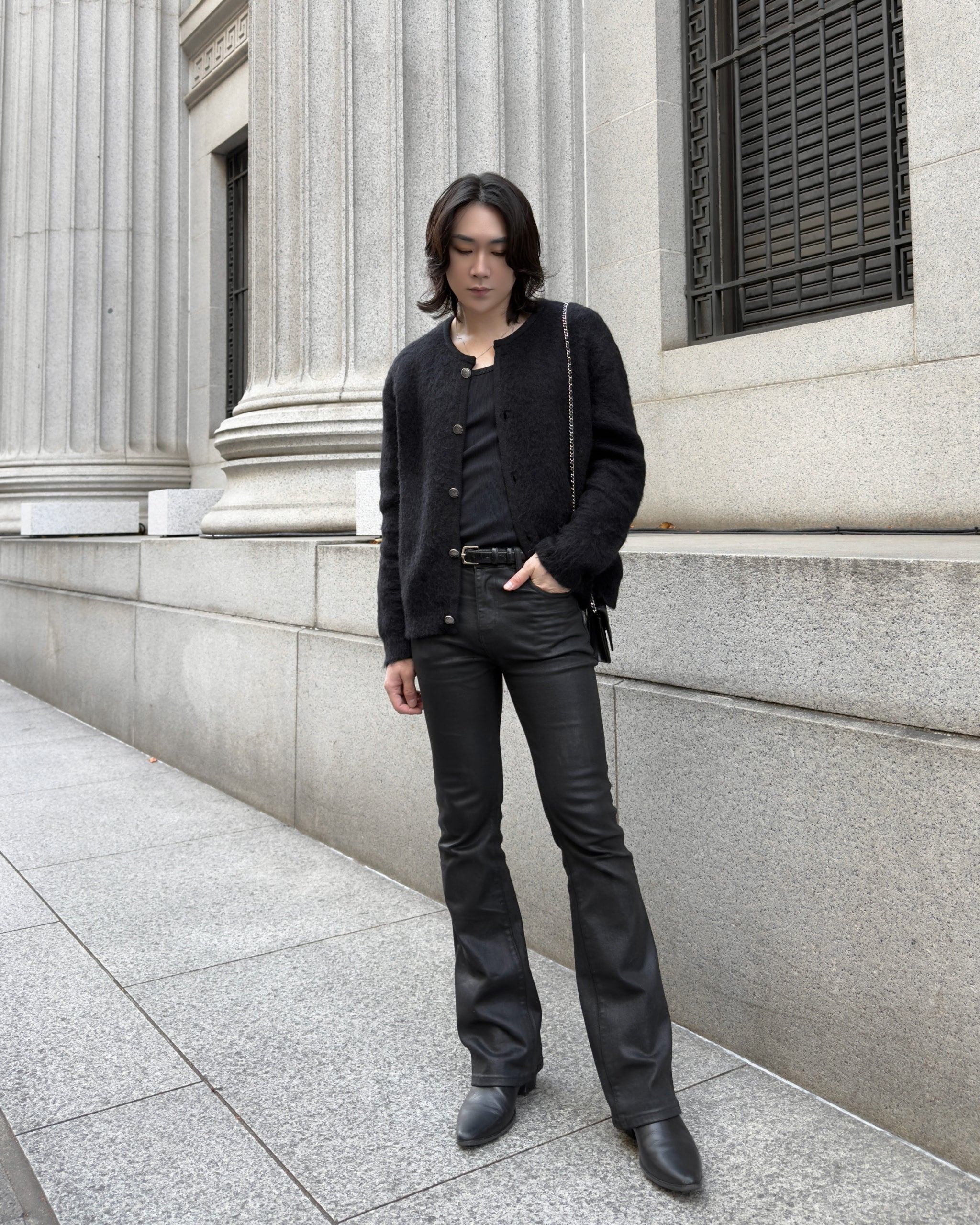 Mohair Cardigan Jacket