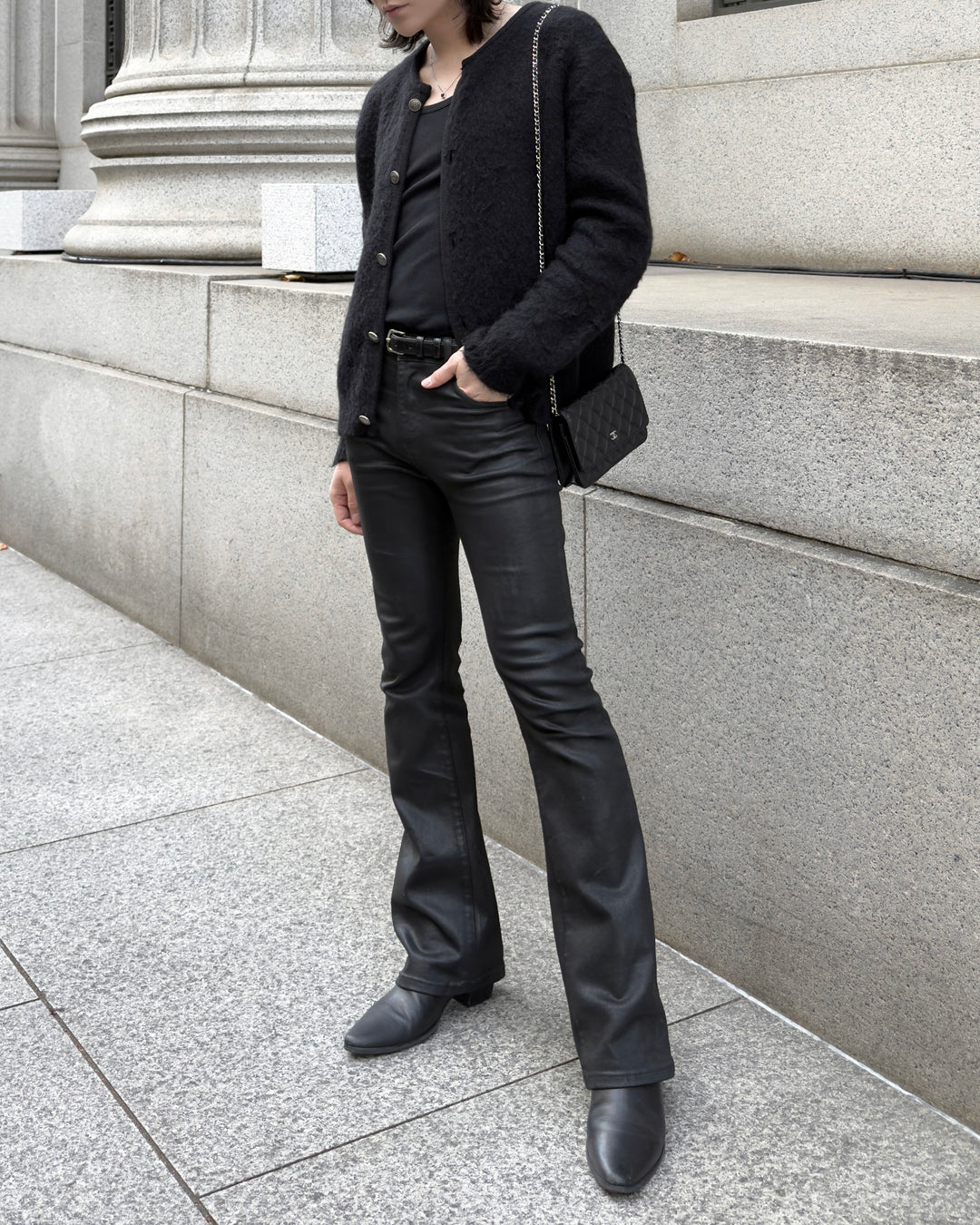 "Mohair Cardigan Jacket"