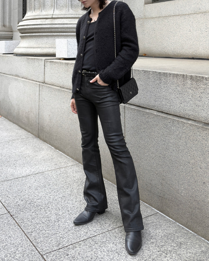 "Mohair Cardigan Jacket"