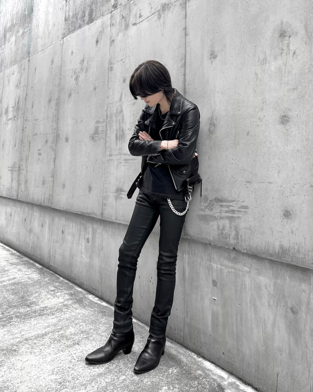 Coated skinny denim pants – PANERO Coated skinny denim pants – PANERO