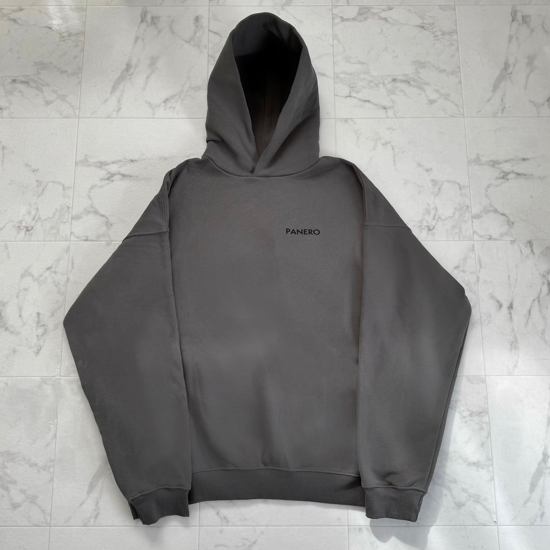 "Heavy hoodie" Washed Gray