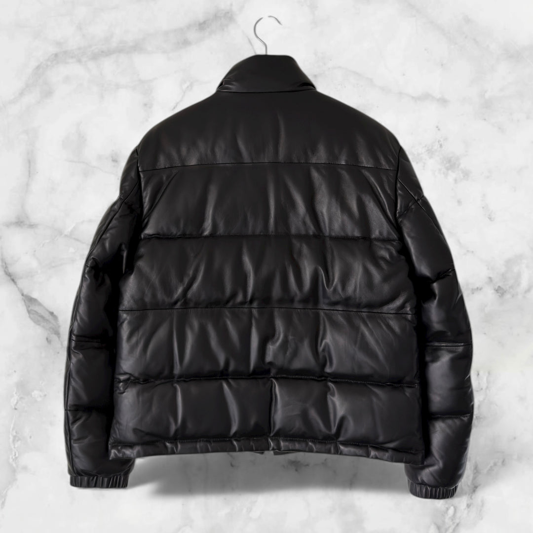 "램 가죽 다운 재킷"