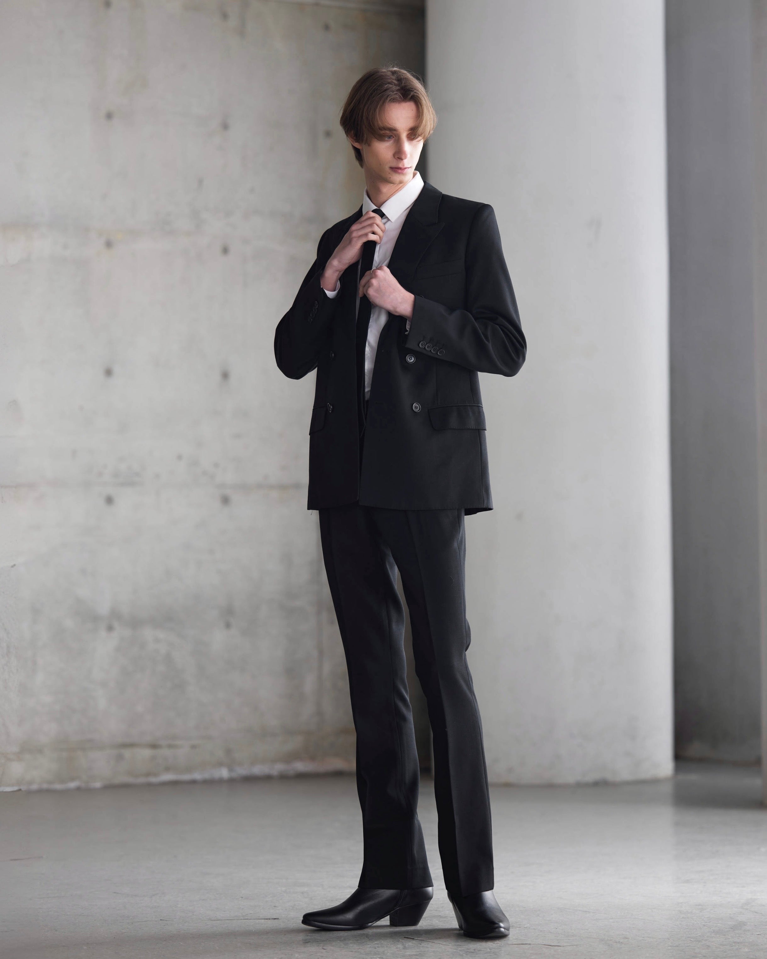 Double Breasted Wool Jacket” – PANERO