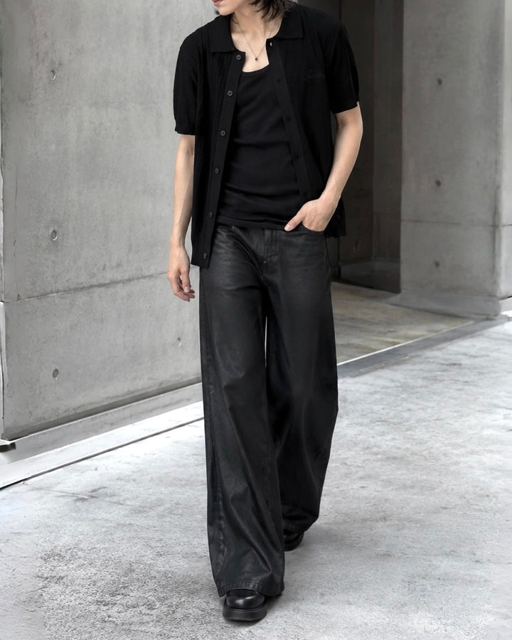 "Mesh Short Sleeve Shirt"
