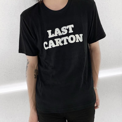 [Instant delivery]"Last Carton"T-shirt (black)