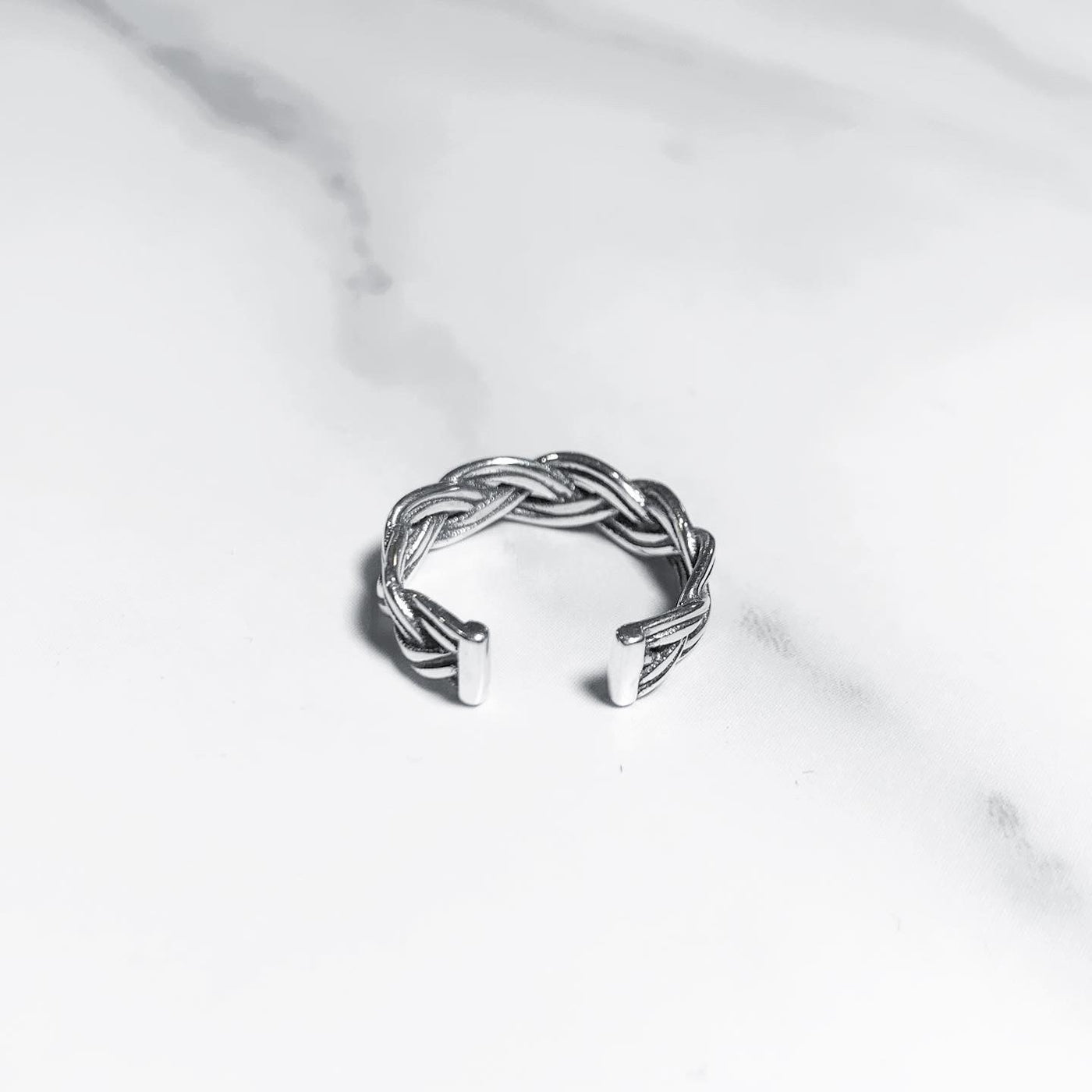 【即納】“braid” silver 925 ring