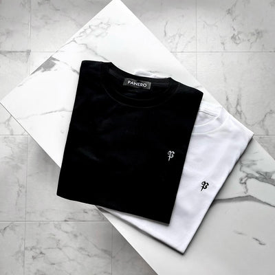 【즉납】"2Set Pack T-Shirt" Black &amp; White 2장 세트