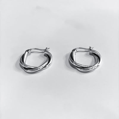 [Instant delivery] “two spiral” silver 925 pierce