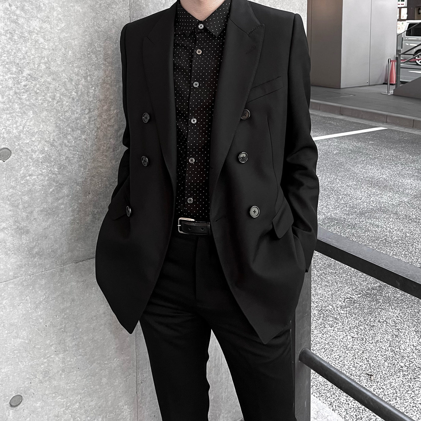 【즉납】"Polkadot Viscose shirt" 도트 셔츠
