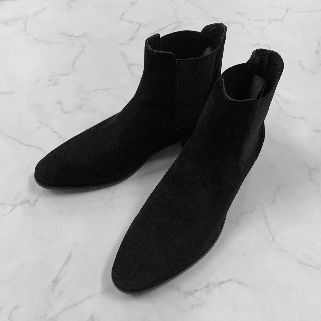 "Suede side gore boots"（Black）