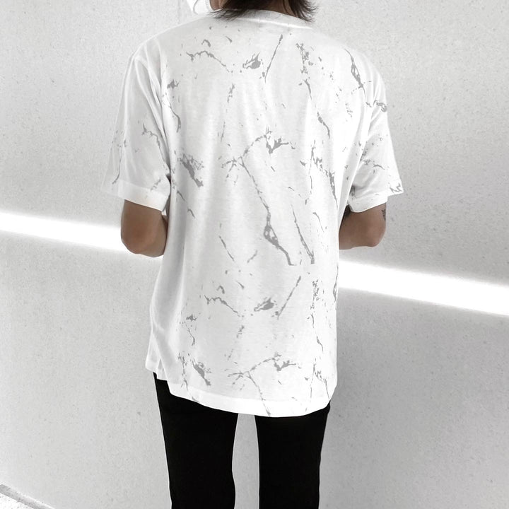 "Marble" T-Shirt (WHITE)