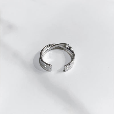 【즉납】“ripple” silver 925 ring