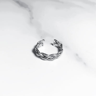 【即納】“braid” silver 925 ring