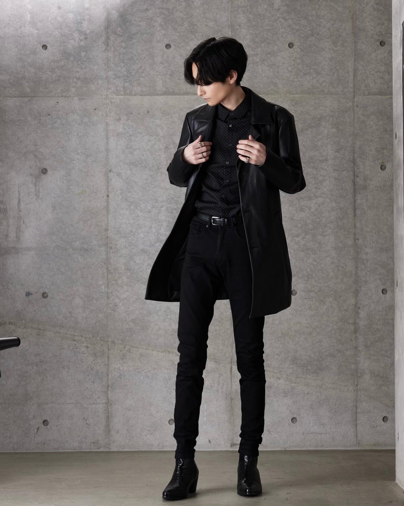 [Instant delivery] “Leather Over Coat”