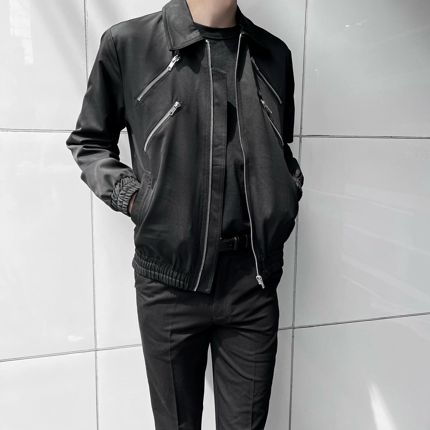 Zip-up Blouson Jacket“ – PANERO Zip-up Blouson Jacket“ – PANERO