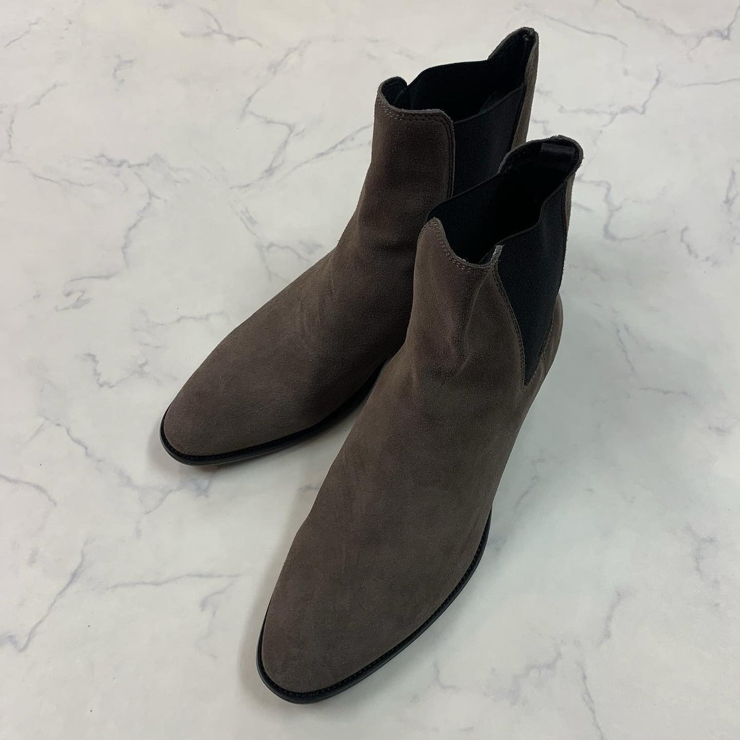 "SUEDE SIDE GORE BOOTS" (Antique Brown)