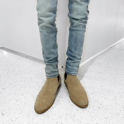 "Suede side gore boots"Suede side gore boots (beige)