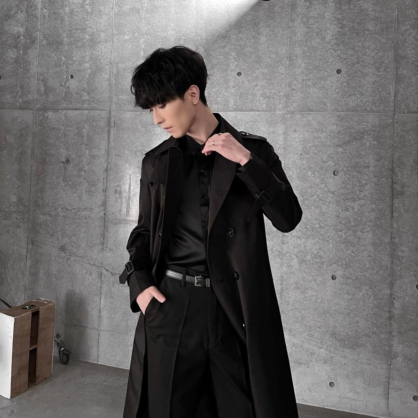 [Instant delivery]"trench coat"Trench coat (black)