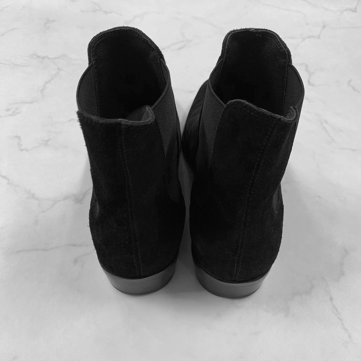 [Instant delivery]"Suede side gore boots"Suede side gore boots (black)