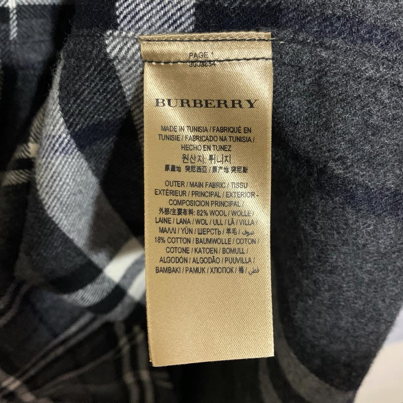 2022年のクリスマスの特別な衣装 18AW Burberry - BURBERRY Gosha